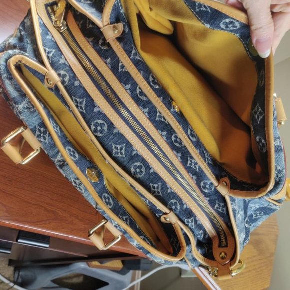 Louis Vuitton Cabas Raye Gm Blue Denim - Picture 10 of 17